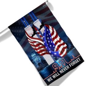 911 Patriot Day Flag 9/11 September 11 Never Forget TQN1414F