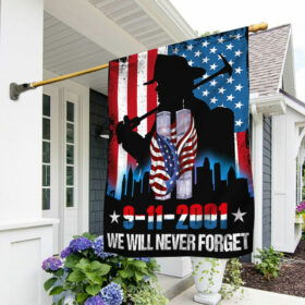 Patriot Day We Will Never Forget 911 American Grommet Flag MLN1582GF