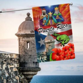 Puerto Rico Three Kings and El Morro Castle Flag MLN1654F