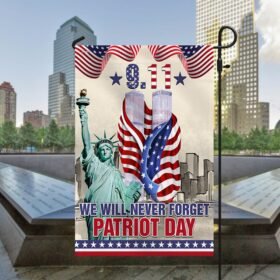 911 Patriot Day We Will Never Forget Twin Tower Memorial Flag MLN1628F