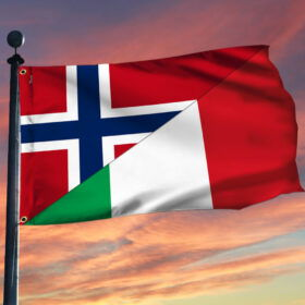 Norway Italy Flag TPT1037GF