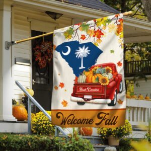 South Carolina Fall Pumpkins Flag TQN1577Fv1