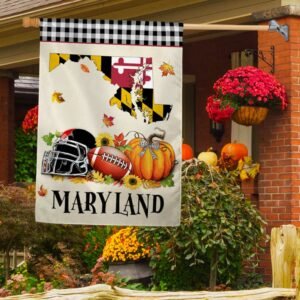 Maryland In Fall Football Season Flag TQN1679F
