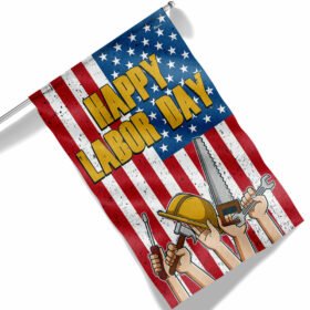 Happy Labor Day American Flag TQN1579F