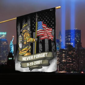 Patriot Day 911 Never Forget NYC Firefighters Flag TQN1560F