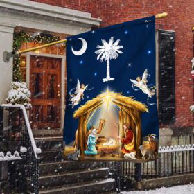 South Carolina Christmas Nativity of Jesus Flag TQN1787F