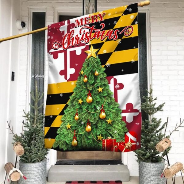 Maryland Christmas Flag TQN1786F