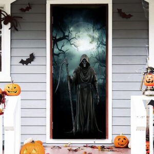 The Grim Reaper Spooky Halloween Door Cover TQN1708D