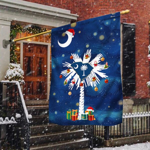South Carolina Christmas Starry Night Flag TQN1785F