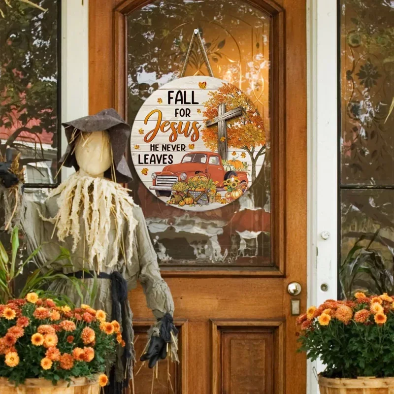 Fall Gnomes Halloween Thanksgiving Door Cover & Banner Home Decor TPT304DS
