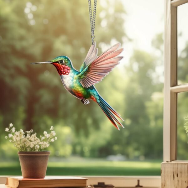 Hummingbird Acrylic Hanging Sign TQN1704HS