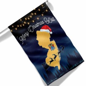 New Jersey Merry Christmas Y'all Flag TQN1778Fv1
