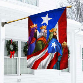 Three Kings Puerto Rico Epiphany Feliz dia de Reyes Flag TQN1947F