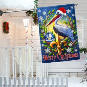 Louisiana Pelican Christmas Flag TPT1308F