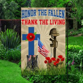 Veteran Day Honor The Fallen Thank The Living Flag MLN2027F