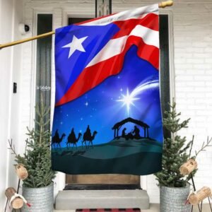 Three Kings, Three Wise Men, Nativity of Jesus Puerto Rico Flag TPT470F