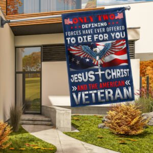 Memorial Day Jesus Christ And The American Veteran Patriotic American Eagle Flag TPT1284F