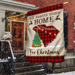 South Carolina Christmas Flag All Hearts Come Home For Christmas TQN1831F