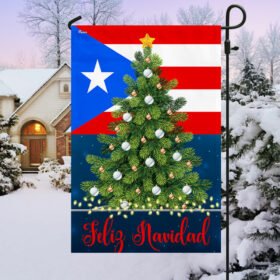 Puerto Rico Feliz Navidad Flag TQN710Fv1
