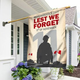 Remembrance Day Canada Lest We Forget 11th of November Flag TQN1878F
