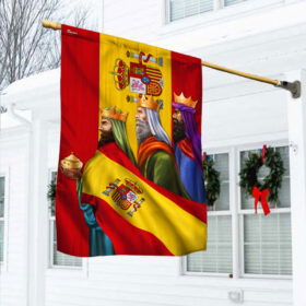 Three Kings Spanish Feliz dia de Reyes Flag TQN1947Fv1