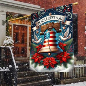Liberty Bell Christmas Flag TQN1945F