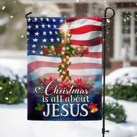 Jesus Christ Christmas Flag Christmas Is All About Jesus MLN2139F