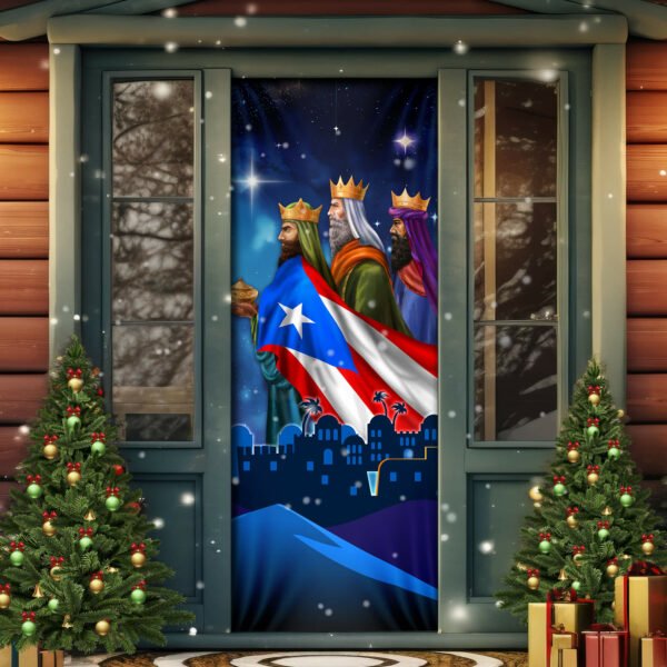 Three Kings, Three Wise Men, Nativity Of Jesus, Puerto Rico Christmas Door Cover TPT1439D
