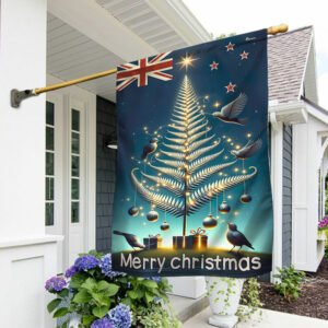 Kiwi Birds Silver Fern Christmas In New Zealand Flag TPT1341F