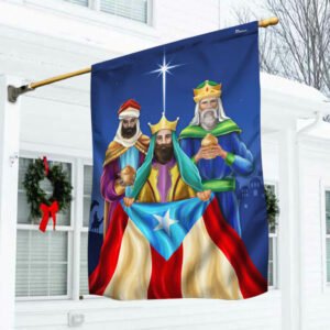 Three Kings Three Wise Men Bethlehem Star Puerto Rico Flag MLN1953Fv3