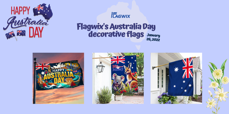 Flagwix's Australia Day decorative flags
