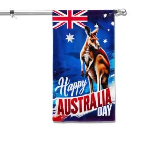 Kangaroo Australia Day Flag TQN2168F