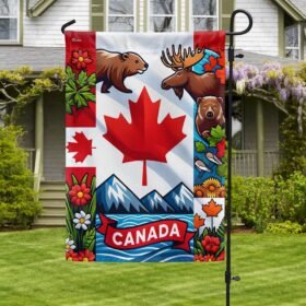 Canada Symbols  Maple Leaf Flag MLN2255F
