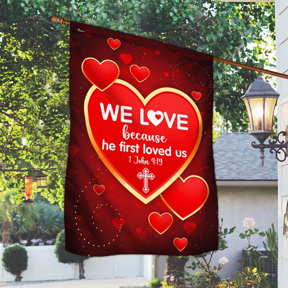  Valentine's Day Love Garden Flag - Pink Heart Valentines Day  Spring Welcome - Religious Bible Verse Yard flags - But the greatest of  these is love - Double Hearts Double Sided by Jolly Jon : Patio, Lawn &  Garden