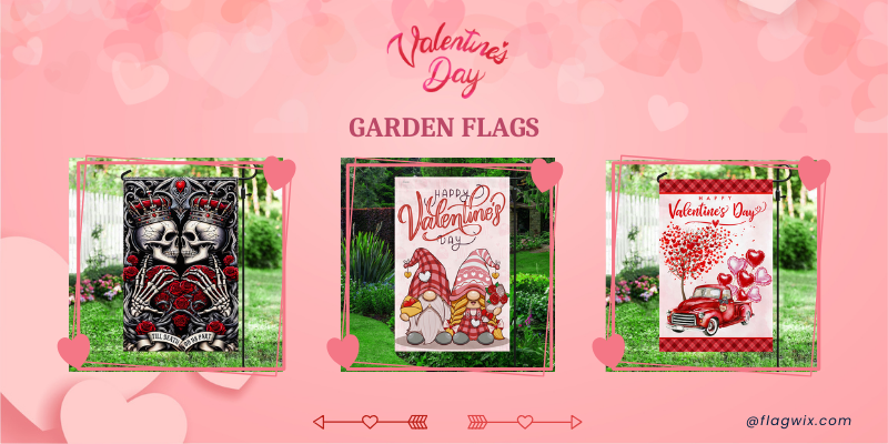Valentine's Garden Flags