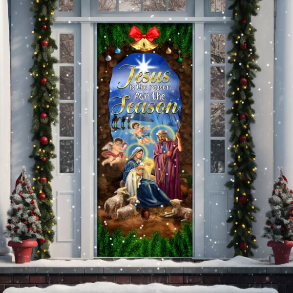 Jesus Christ. Nativity Of Jesus Christmas Door Cover TPT1443D