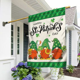 FLAGWIX  Happy St. Patrick's Day Gnome Flag TQN2317F