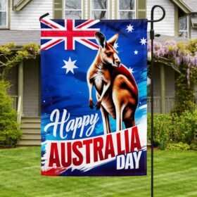 Kangaroo Australia Day Flag TQN2168F