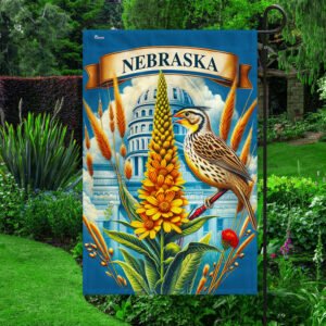 FLAGWIX  Nebraska State Meadowlark Bird Flag MLN2419F