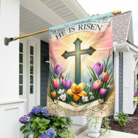 FLAGWIX  Christian Cross Easter Day Flag MLN2446F