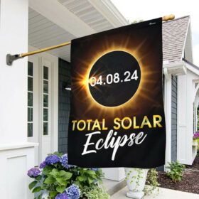 FLAGWIX  2024 Total Solar Eclipse Flag TQN2431F