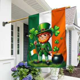 Saint Patrick's Day Leprechaun Flag MLN2434F