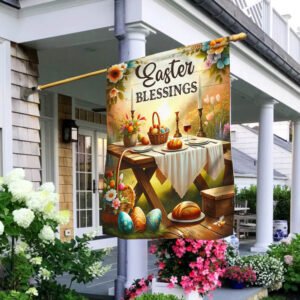 FLAGWIX  Happy Easter Day Easter Blessings Flag MLN2506F