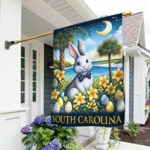 FLAGWIX  South Carolina Easter Bunny Eggs Flag TQN2461F