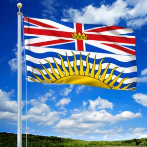Flag of British Columbia Grommet Flag TPT1550GF