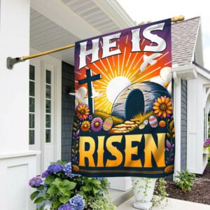FLAGWIX  He Is Risen Easter Flag TQN2381F