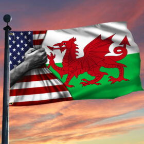 Welsh American Grommet Flag TQN2472GF