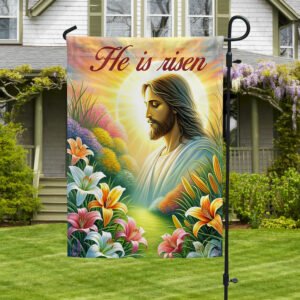 FLAGWIX  Jesus Christ Easter Day He Is Risen Flag MLN2404F