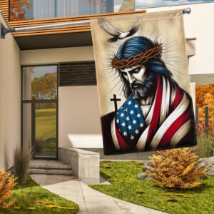 FLAGWIX  Jesus  Don't Be Afraid Just Have Faith American Flag TQN2422F
