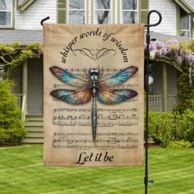 FLAGWIX  Dragonfly Whisper Words Of Wisdom Let It Be Flag TQN2366F